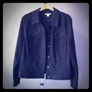 Style & Co. Women's Black Jean Jacket XL